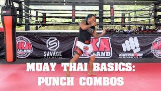 Muay Thai Basics: Punch Combos - AKA Techniques