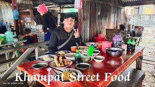 Khampat, Myanmar | Morning Market Tour | Street Food, Local Life | Black Bear  