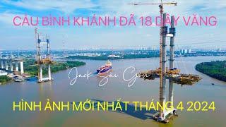 Cầu Bình Khánh , Hình Ảnh Mới Nhất Với 16 Dây Văng