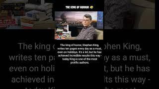 The king of horror, Stephen King, writes ten pages every day as a must, #amazing #facts