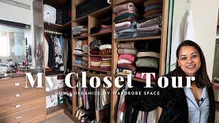 HOW I ORGANISE MY CLOSET SPACE | MY CLOSET TOUR