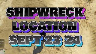 Shipwreck Location Today Sept 23 2024 GTA Online | GTA online daily shipwreck  location