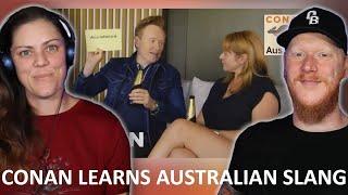 Conan Learns Australian Slang REACTION | OB DAVE REACTS