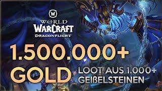 Loot aus über 1.000 Geißelsteinen - Mehr als eine Million Itemwert!  | WoW Dragonflight Gold Guide