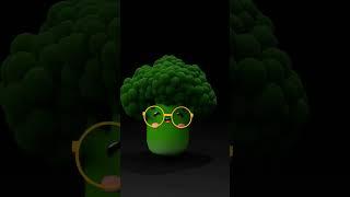 Broccoli Mars Dancing Bruninho´s theme song! #babyfruitdancing #dancingfruit