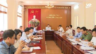 Phó Chủ tịch Thường trực UBND tỉnh Vũ Việt Văn tiếp công dân