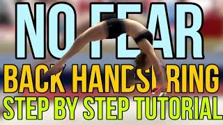 YOU CAN LEARN THIS! how to do a back handspring easy as pie (AT HOME!)