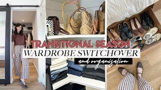 WARDROBE SWITCHOVER: How I organise my wardrobe (Transitional Season Wardrobe Tour)