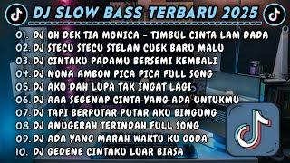 DJ SLOWBASS TERBARU 2025 || DJ OH DEK TIA MONICA | DJ STECU STECU STELAN CUEK BARU MALU VIRAL TIKTOK