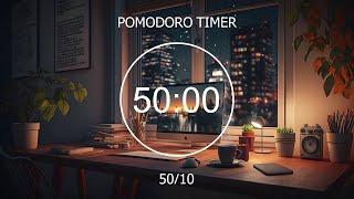 50/10 Pomodoro Timer  Relaxing Lofi, Deep Focus Pomodoro Timer, Stay Motivated  Focus Station