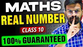 REAL NUMBERS in Maths Class 10 Most Important Questions +PYQ SOLVED | Maths Live Marathon