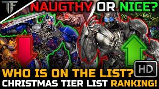 Ranking Every Transformers Movie Character Based On How Naughty Or Nice They Are! - TF Tier List