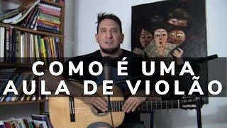 COMO É UMA AULA DE VIOLÃO | LEANDRO LATÚ