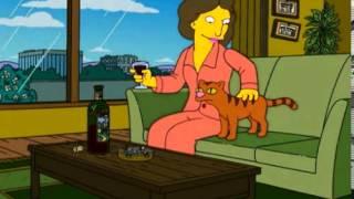 The Beginnings of the Crazy Cat Lady - The Simpsons