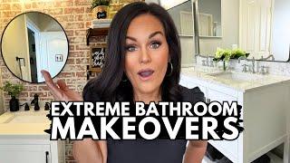5 Extreme Bathroom Makeovers Under $1,000!