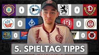 ENDLICH WIEDER 3. LIGA  MEINE TIPPS ZUM 5. SPIELTAG DER 3. LIGA 