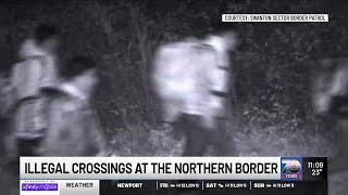 Illegal crossings into U.S. surge at northern border