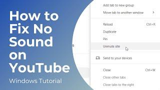 How to Fix No Sound on YouTube (Easy)