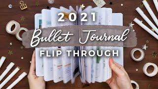 My 2021 Bullet Journal Flip Through | A YEAR IN MY JOURNAL
