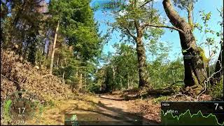 30 minute MTB Indoor Cycling Fatburning Workout Germany Garmin 4K Video