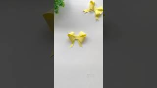 Sticky Note Bow Tutorial! ˚.⋆ #bowtutorial #papercraft #origami #aesthetic #mansisharmaarts