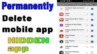 How to uninstall mobile app | How Delete Mobile app | How to |