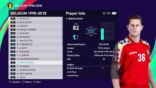 PES 2021 BELGIUM CLASSIC 1990-2015 PS4