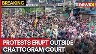 Bangladesh: Protests Erupt Outside Chattogram Court Over Arrest of ISKCON Leader Chinmay Krishna Das