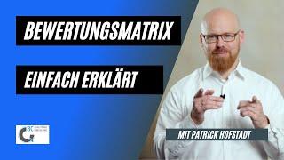 Öffentliche Ausschreibungen - Bewertungsmatrix einfach erklärt