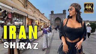 Iran  Shiraz / 2024 REAL LIFE VLOG / Walking Tour 4K HDR Above The Underpass Zand