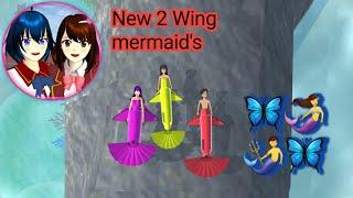 #shorts 2 wing mermaid's tutorial sakura school simulator