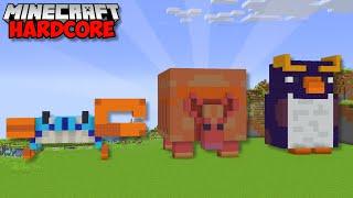 I Built A CRAB, ARMADILLO, & PENGUIN in Minecraft 1.20 Hardcore (#89)