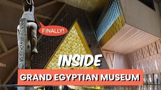 INSIDE THE GRAND EGYPTIAN MUSEUM, The worlds largest most modern museum (GEM)