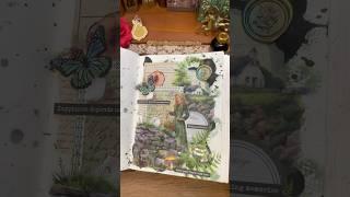 ASMR Art Journal Featuring Lost in the Leaves ink by @ferriswheelpress3796  #satisfying #ink