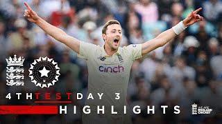 Rohit Shines for India! | England v India - Day 3 Highlights | 4th LV= Insurance Test 2021