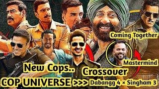 SALMAN KHAN , SUNNY DEOL और TIGER देखने को मिलेंगे COP UNIVERSE में ! SINGHAM 3  से होगी शुरुवात