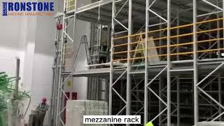 Anti Rust Steel Mezzanine Storage System For Large Warehouses