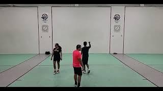 Zerega - SAHA Mixed Doubles - Mi Ch Elle & Los vs Leslie & David - Filmed By Shena - Feb 12, 2022