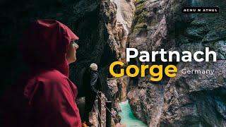 Partnach Gorge: Partnachklamm Bavarian Adventure in Germany | Malayalam vlog | Achu and Athul