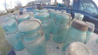 Blue bus Dave shopping at the fleamarket For antiques stuff for eBay and to resell Make your money