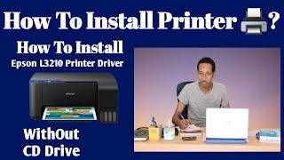 Sidee la isku baraa Printer  Cusub iyo Computer-ka | How to Install Printer  Setup Drive L3210?