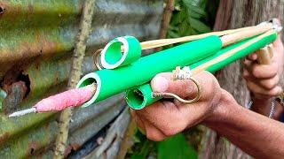 DIY Slingshot - Accurate PVC  Slingshot New Version