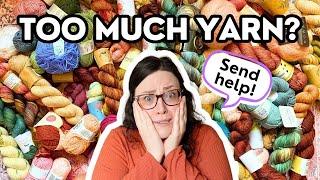 EPIC Yarn Stash Tour of 400+ Skeins & Organise With Me!