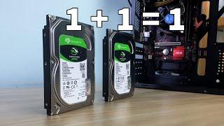 Combine 2 Hard Drives into 1 Bigger Hard Drive