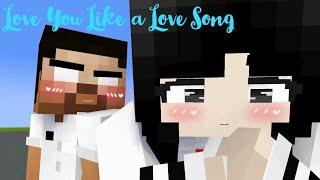 Minecraft:HEROBRINE y SADAKO~ love you like a love song️