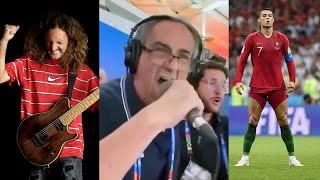 Metal Guitarist makes song with Football Comentator