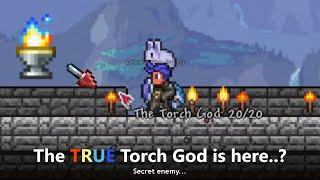 Summoning this secret "enemy" in Terraria ─ TRUE Torch God..?