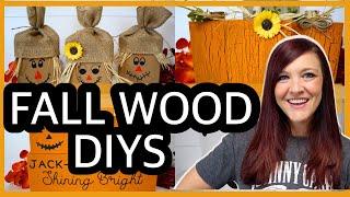 WOOD DIYS YOU'LL WANT TO TRY FOR FALL | DIY SCRAPWOOD CRAFTS 2024