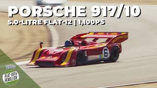 Porsche 917/10 pure engine sound | 5.0-litre Flat-12 | Laguna Seca