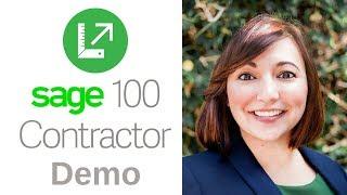 Sage 100 Contractor Demo | Overview of Core Modules | Job Costing Software